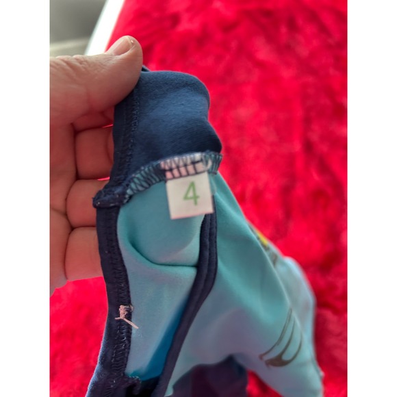 Kids Long Sleeve Shirt Size 4 Blue Owl Graphic‎ Raglan - Picture 3 of 3